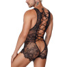 CandyMan Body Dentelle Dos Nu Psyché Noir